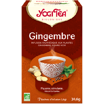 Gingembre BIO Yogi Tea - 17 infusettes