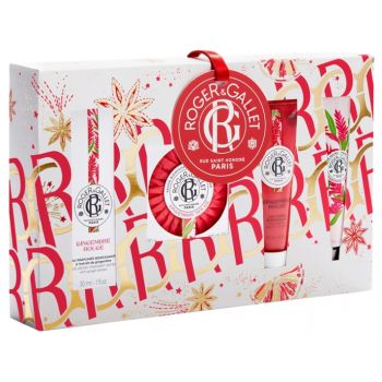 Gingembre Rouge Coffret Rituel parfumé Roger & Gallet - coffret de 4 produits