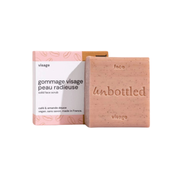 Gommage visage peau radieuse Unbottled - pain de 90g