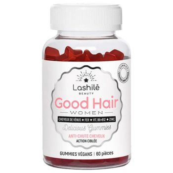 Good Hair Women anti-chute Lashilé Beauty - pot de 60 gummies