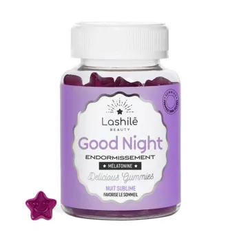 Good Night nuit sublime Lashilé Beauty - pot de 30 gummies