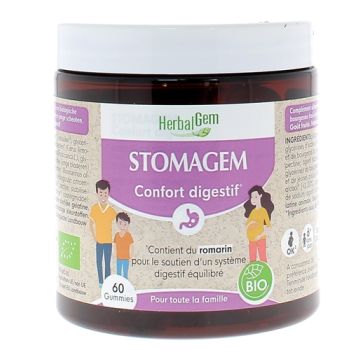 Gummies stomagem confort digestif HerbalGem - pot de 60 gummies