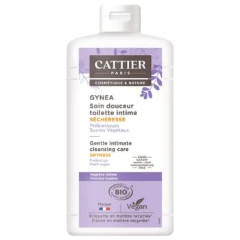 Gynea Soin douceur toilette intime sécheresse bio Cattier - flacon de 200 ml