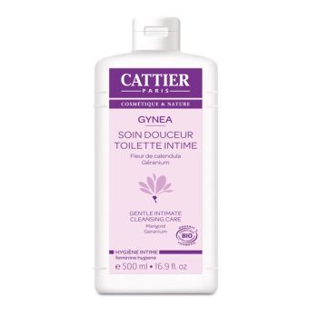 Gynéa gel bio hygiène intime Cattier - flacon de 500 ml