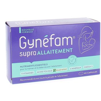 Gynéfam Supra Allaitement Laboratoire Effik - Boîte de 60 capsules