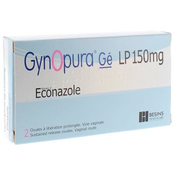 Gynopura Gé LP 150 mg - 2 ovules à libération prolongée