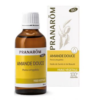 Huile végétale BIO d'amande douce Pranarôm - flacon de 50 ml