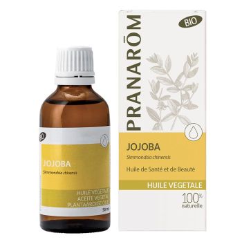 Huile végétale BIO de jojoba Pranarôm - flacon de 50 ml