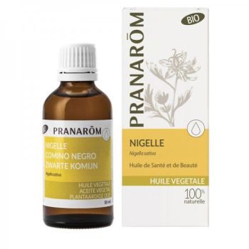 Huile végétale de nigelle BIO Pranarom - flacon de 50 ml