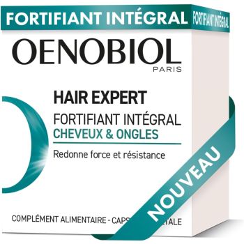 Hair Expert Fortifiant intégral cheveux et ongles Oenobiol - boite de 60 comprimés