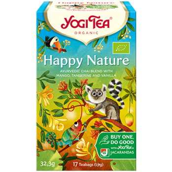 Happy Nature Infusion bio Yogi Tea - boîte de 17 sachets