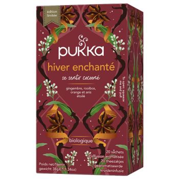 Hiver enchanté infusion aromatisée bio Pukka - boîte de 20 sachets