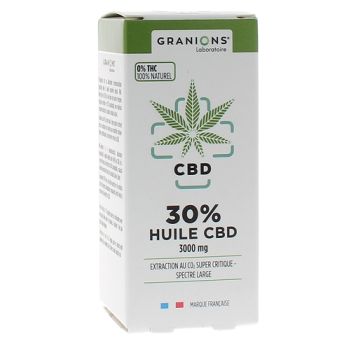 Huile CBD 30% Granions - flacon-pipette de 10ml