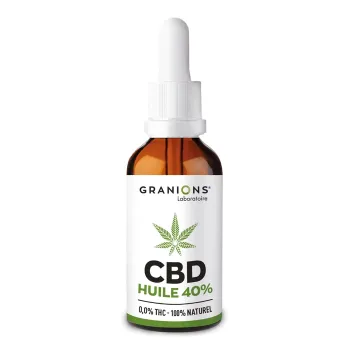 Huile CBD 40% Granions - flacon-pipette de 10ml