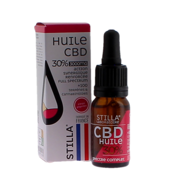 Huile CBD Citron-gingembre 30% Stilla - flacon de 10ml