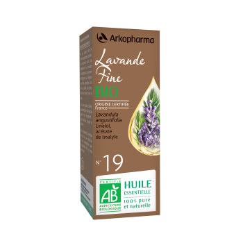 Huile essentielle Lavande Fine bio n°19 Arkopharma - flacon de 10 ml