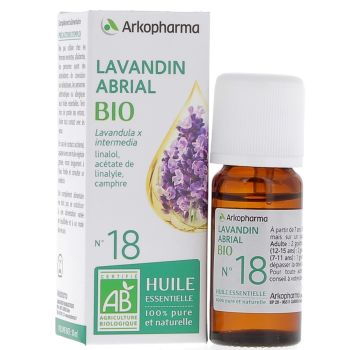 Huile Essentielle Lavandin Abrial Bio n°18 Arkopharma - flacon de 10 ml