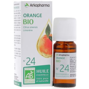 Huile Essentielle Orange Bio n°24 Arkopharma - flacon de 10 ml