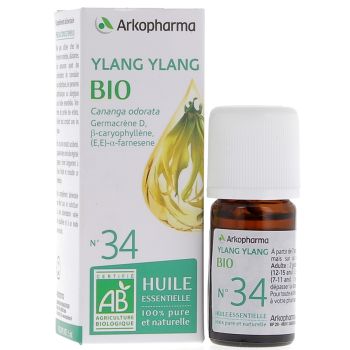 Huile Essentielle Ylang Ylang Bio n°34 Arkopharma - flacon de 5 ml