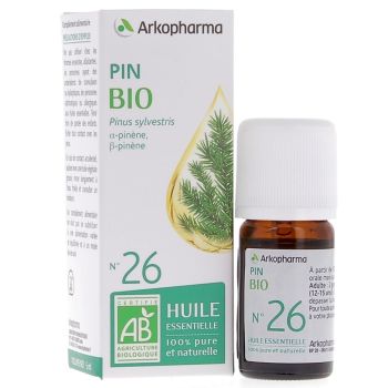 Huile Essentielle de Pin Bio n°26 Arkopharma - flacon de 5 ml