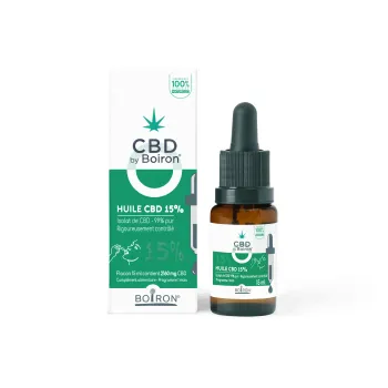 Huile Pure CBD 15% Boiron - flacon-pipette de 15ml