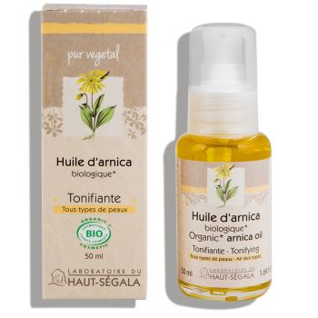 Huile d'arnica bio Haut-Ségala - flacon de 50ml