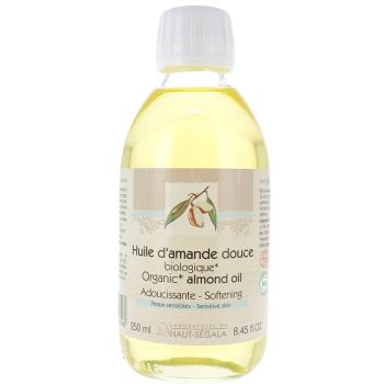 Huile d'Amande Douce Bio Adoucissante Laboratoire Haut-Ségala - Flacon de 250 ml