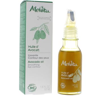 Huile d'avocat bio Melvita - flacon goutte à goutte 50 ml