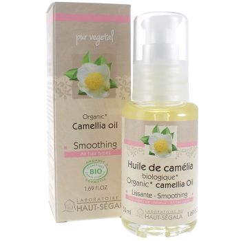 Huile de camélia bio lissante Laboratoire Haut-Ségala - flacon de 50 ml