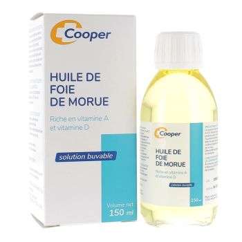 Huile de Foie de Morue Cooper - flacon de 150ml