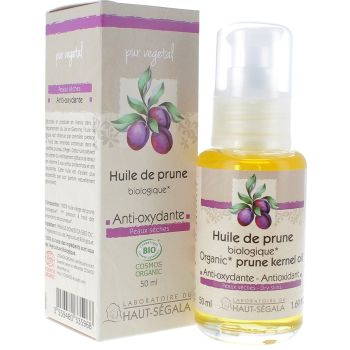 Huile de Prune Bio Anti-oxydante Laboratoire Haut-Ségala - flacon de 50 ml