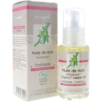 Huile de Ricin Bio Fortifiante Laboratoire Haut-Ségala - flacon de 50 ml