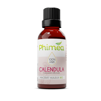 Huile de calendula bio Phimea - flacon de 50 ml