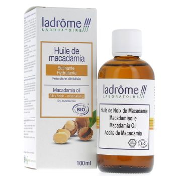 Huile de macadamia Bio Ladrôme - Flacon de 100 ml