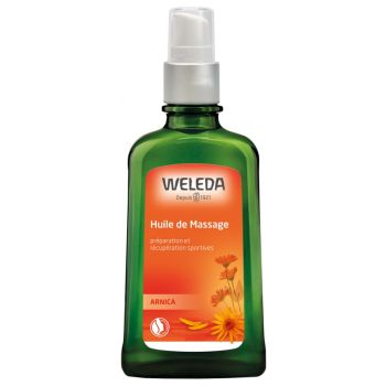 Huile de massage à l'Arnica Weleda - flacon-pompe de 100 ml