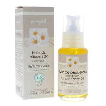 Huile de pâquerette bio Haut-Ségala - flacon-pompe de 50 ml