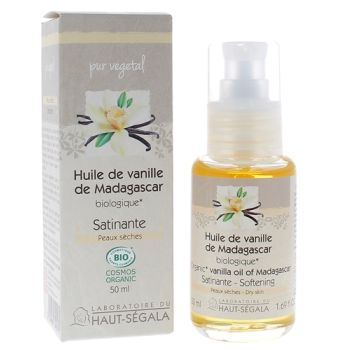 Huile de vanille de Madagascar bio Haut-Ségala - flacon de 50 ml