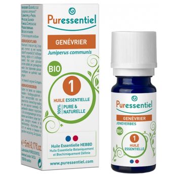 Huile essentielle bio Genévrier Puressentiel - flacon de 5 ml