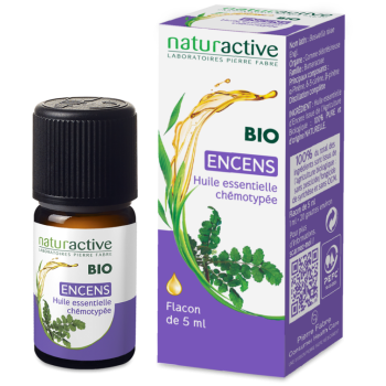 Huile essentielle BIO encens Naturactive - flacon de 5 ml