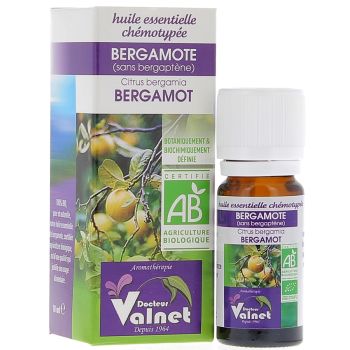 Huile essentielle Bergamote Bio Dr Valnet - 10 ml