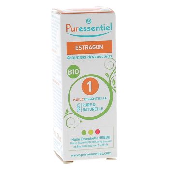 Huile essentielle Estragon bio Puressentiel - flacon de 5 ml