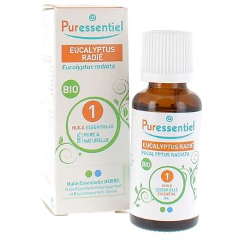 Huile essentielle Eucalyptus Radié bio Puressentiel - flacon compte-goutte de 30 ml