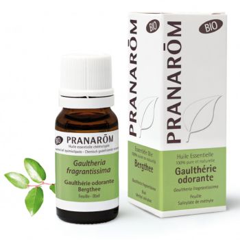 Huile essentielle de Gaulthérie odorante bio Pranarom - flacon de 10 ml