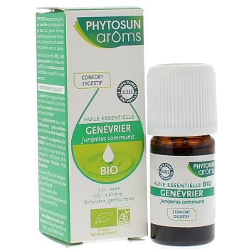 Huile essentielle Genévrier BIO Phytosun Arôms - Flacon de 5 ml