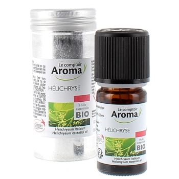 Huile essentielle Hélichryse bio Le Comptoir Aroma - flacon de 5ml