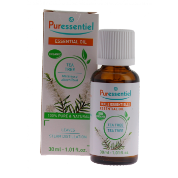 Huile essentielle Tea Tree bio Puressentiel - flacon compte-goutte de 30 ml