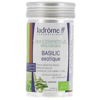 Huile essentielle basilic exotique Bio Ladrôme - flacon de 10 ml