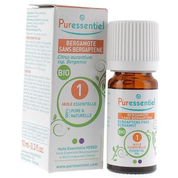 Huile essentielle bio Bergamote Puressentiel - flacon de 10 ml