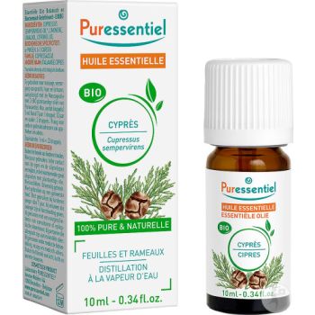 Huile essentielle bio Cyprès Puressentiel - flacon de 10 ml