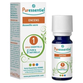 Huile essentielle bio Encens Puressentiel - flacon de 5 ml